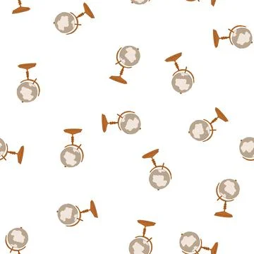 Pattern business globe cartoon vector Stock Illustration