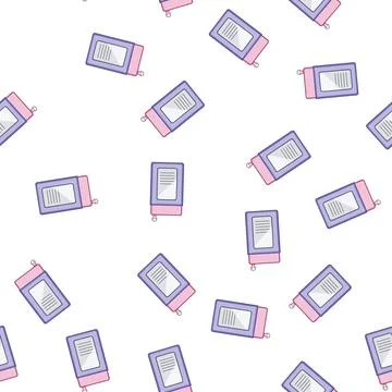 Pattern business id card cartoon vector Stock Illustration