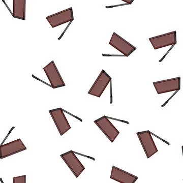 Pattern business paper trimmer cartoon vector Stock Illustration