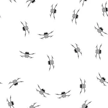 Pattern business quadcopter cartoon vector 스톡 일러스트