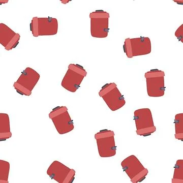 Pattern butt rain barrel cartoon vector Illustrazione stock