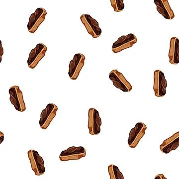 Pattern butter toast jam cartoon vector Ilustración de archivo