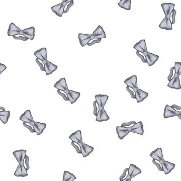 Pattern butterfly bow tie cartoon vector Stock Illustration