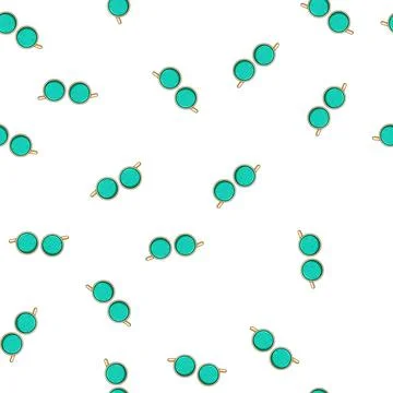 Pattern button cufflinks cartoon vector 库存插图