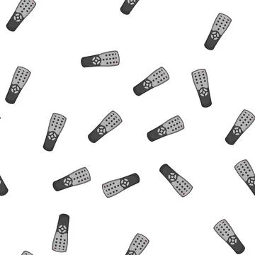 Pattern button tv remote cartoon vector 스톡 일러스트
