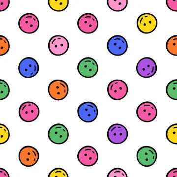 Pattern buttons Needlework sewing knitting multicolored doodle Hand made Vect Stock Illustration