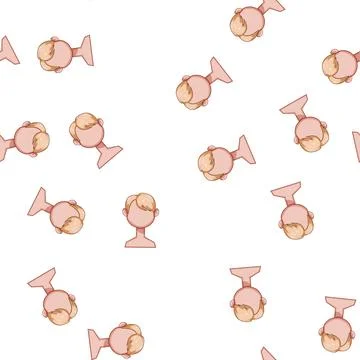Pattern buzzcut hairstyles for kid boy cartoon vector Ilustração Stock