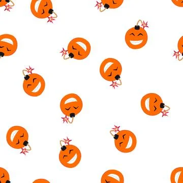 Pattern c4 bomb character cartoon vector イラスト素材