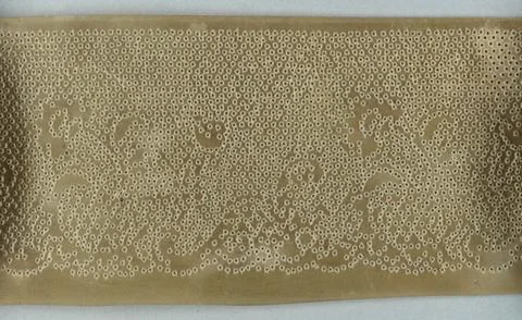 Pattern ca. 1840 British. Pattern. British. ca. 1840. Parchment. Textiles-M.. 写真素材
