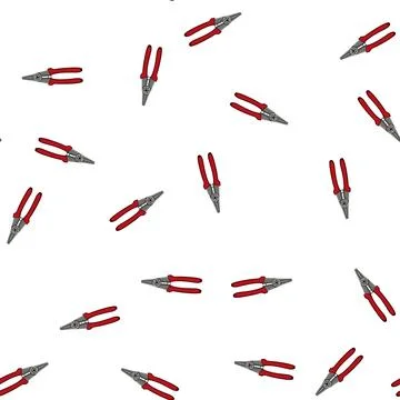 Pattern cable crimper tool cartoon vector Stock Illustration