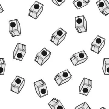 Pattern Cable organizer managing electrical wire connections Stock Illustration