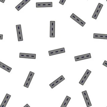 Pattern cable usb hub cartoon vector Stock Illustration