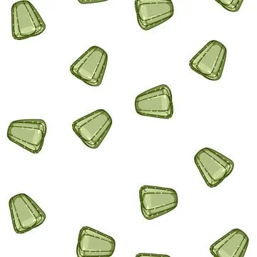 Pattern cacti cactus cartoon vector Stock Illustration
