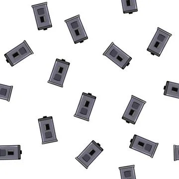 Pattern caffeine capsule coffee maker cartoon vector Stock Illustration