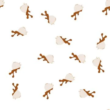 Pattern caffeine coffee cup splash cartoon vector 스톡 일러스트