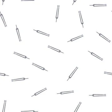 Pattern calibration tuning fork cartoon vector Stock Illustration