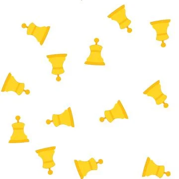 Pattern call bell cartoon vector Stock Illustration