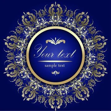 Pattern calligraphy Stock Illustration