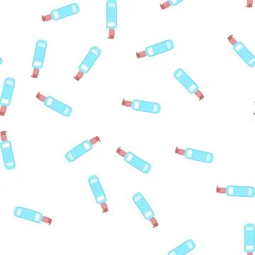 Pattern calming face toner cartoon vector 스톡 일러스트