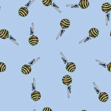 Pattern candy sketch hand drawn イラスト素材