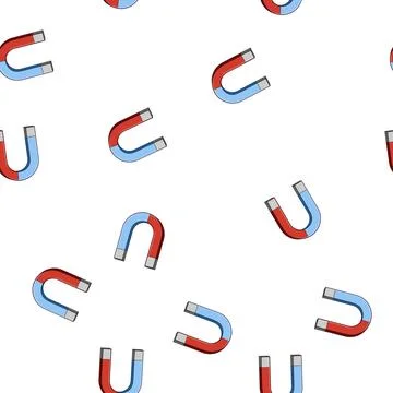 Pattern capture magnet cartoon vector 스톡 일러스트