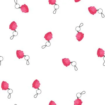 Pattern car keychain key cartoon vector Stock Illustration