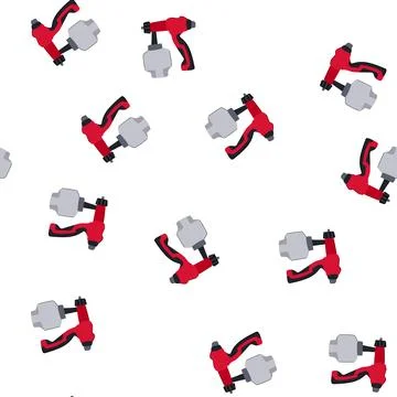 Pattern car paint sprayer cartoon vector Stockillustratie