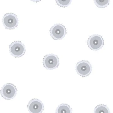 Pattern carbide circular saw blade cartoon vector Stock Illustration