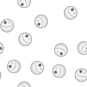 Pattern Carbon monoxide detector sensing dangerous gas at home Ilustración de archivo