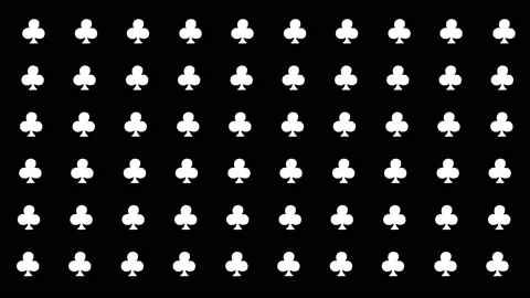 Pattern card suit 04 Stock Footage 132830839