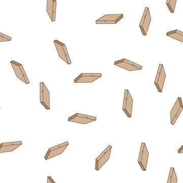 Pattern cardboard pizza box cartoon vector イラスト素材