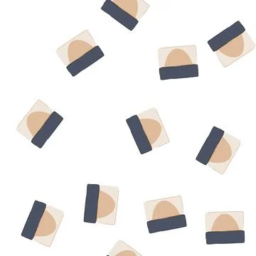 Pattern care eye cream cartoon vector Stock Illustration
