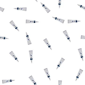 Pattern care eye drop cartoon vector Stock Illustration