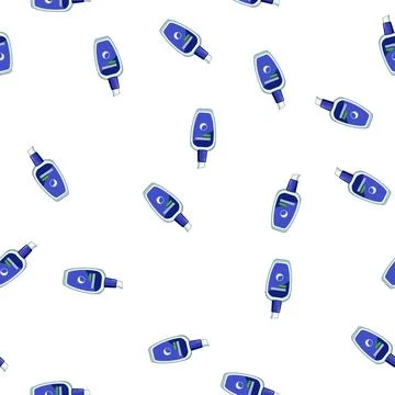 Pattern care night cream cartoon vector Stock Illustration