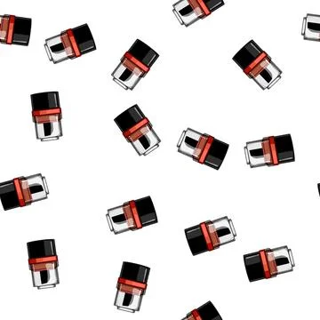 Pattern care shoe polish cream cartoon vector Stock Illustration