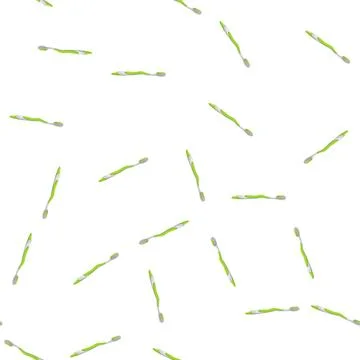 Pattern care tooth brush cartoon vector Stockillustratie