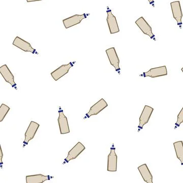 Pattern carpentry wood glue cartoon vector Stock Illustration
