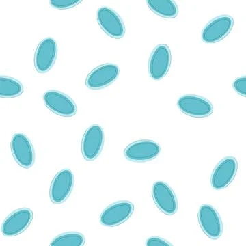 Pattern carpet chair mat cartoon vector Stock Illustration