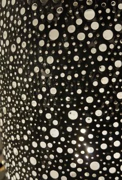 Pattern on the carpet in gray and blacktones Stock Photos
