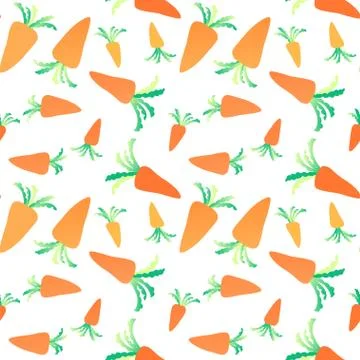 Pattern carrot Stock Illustration