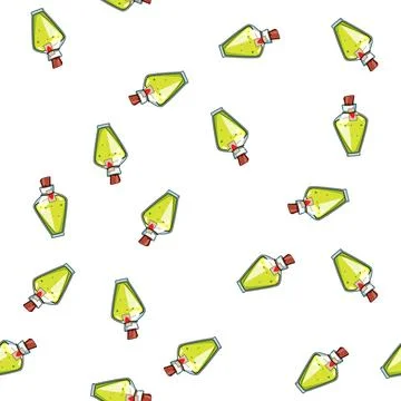Pattern Cartoon health potion for game design Illustrazione stock