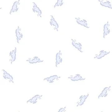 Pattern cartoon speed cloud smoke movement isolated 스톡 일러스트