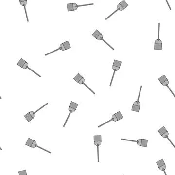 Pattern carving brick chisel cartoon vector Illustrazione stock