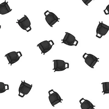Pattern case luggage bag cartoon vector 库存插图