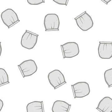 Pattern cashew nut milk strainer bag cartoon vector Stock Illustration