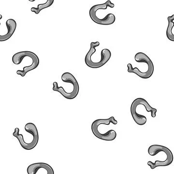 Pattern casting metal liquid shapes cartoon vector 库存插图
