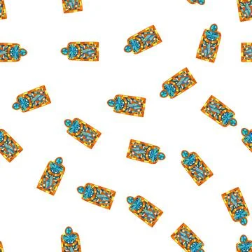 Pattern cathedral stained glass cartoon vector 库存插图