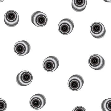 Pattern cctv ip camera cartoon vector Ilustração Stock