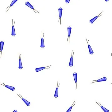 Pattern celebration firework rocket cartoon vector Stock Illustration