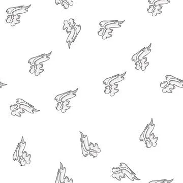 Pattern celerity speed smoke cloud cartoon vector 库存插图